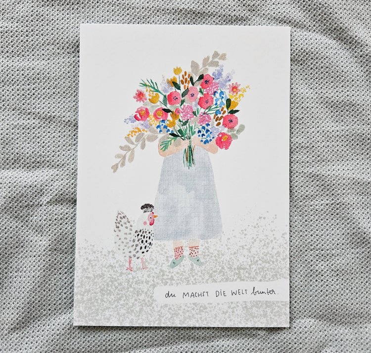 froleinmint - Card "Weltverschönern"