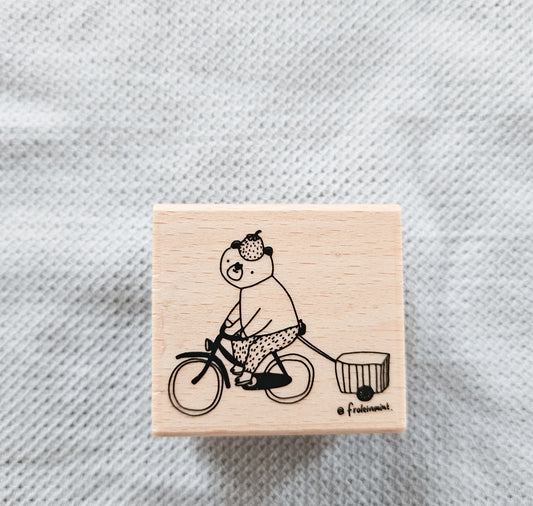 froleinmint - Stempel "Bär Erdbeerpflücker"