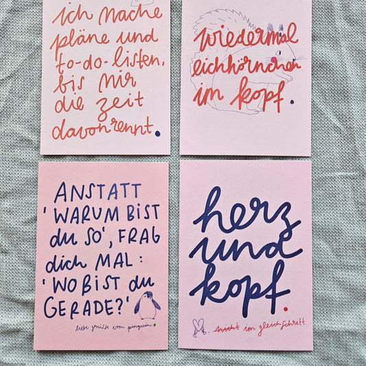 froleinmint - Kartenset "Kopfkino"
