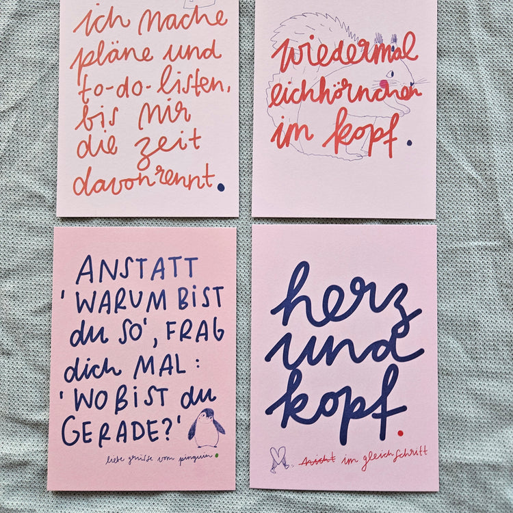 froleinmint - Kartenset "Kopfkino"