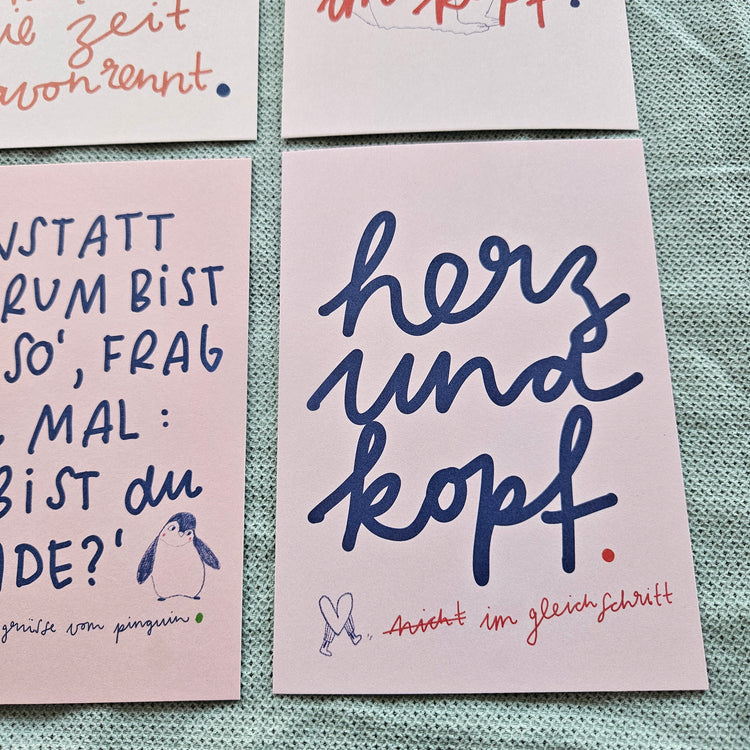 froleinmint - Kartenset "Kopfkino"