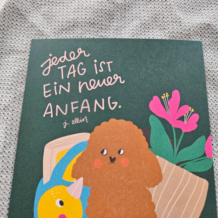 froleinmint - Karte "Neustart"
