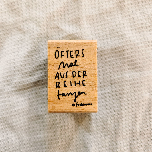 froleinmint - Stempel "Tanzt du mit?"