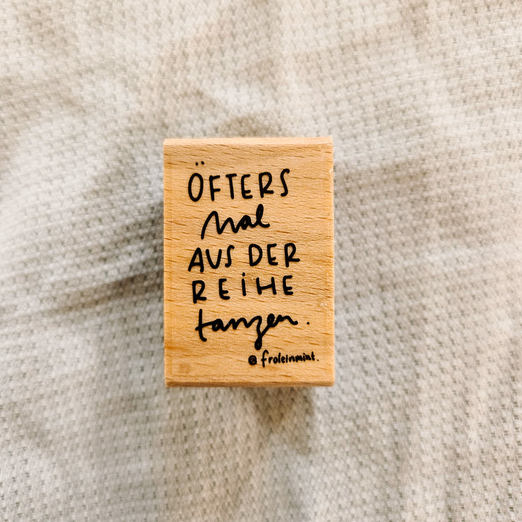 froleinmint - Stempel "Tanzt du mit?"