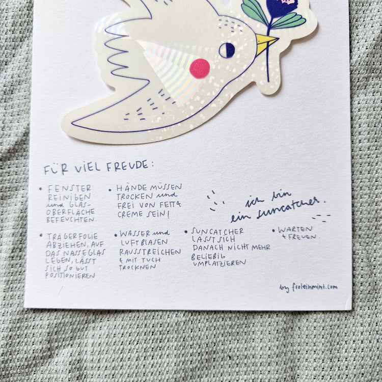 froleinmint - Suncatcher "Flieg kleiner Vogel"
