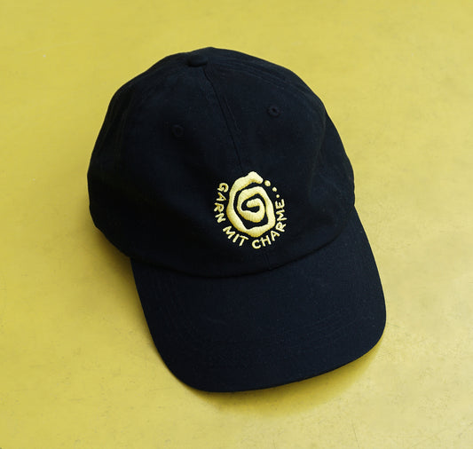 Garn mit Charme - Cap (schwarz)