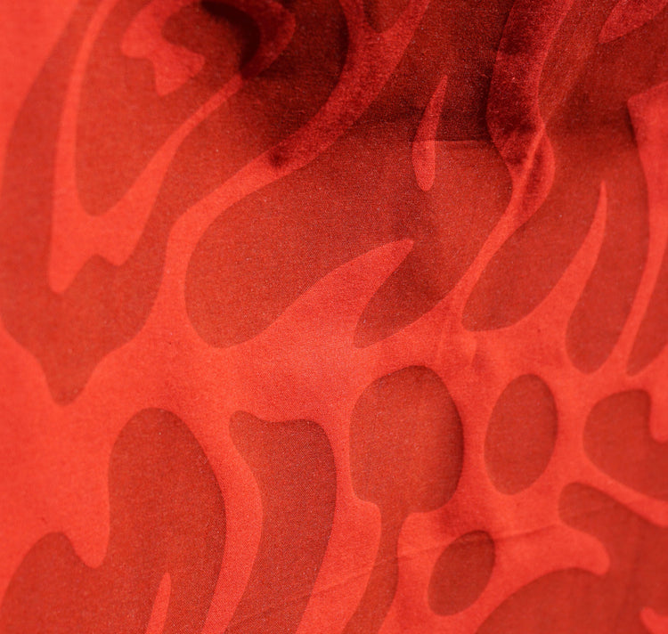 Garn mit Charme - Foulard (rot/dunkelrot)