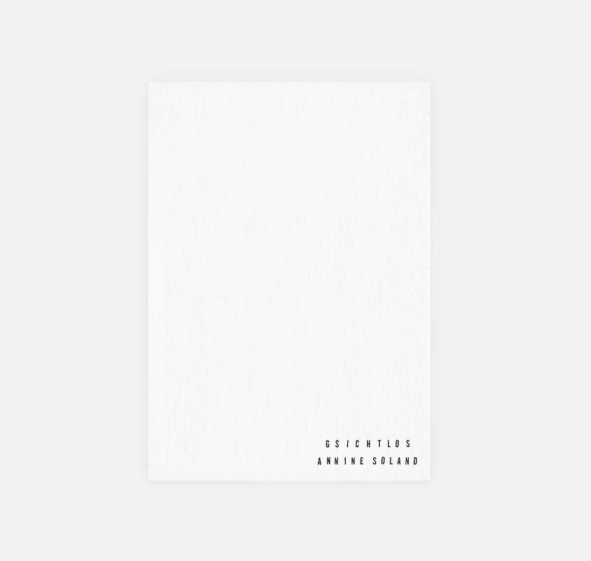 gsichtlos - Postkarte "Glitzer"