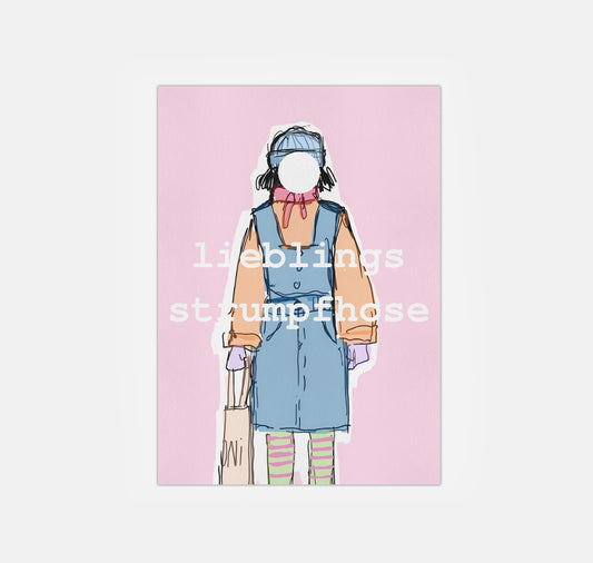 senza volto - Cartolina "Collant"