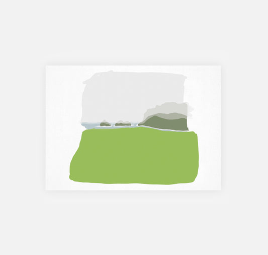 gsichtlos - Postkarte "island"