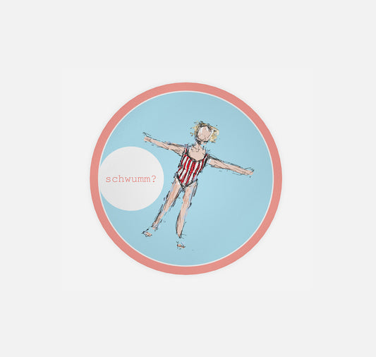 gsichtlos - Sticker "schwumm"