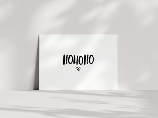 Pomba - Postkarte "hohoho <3"