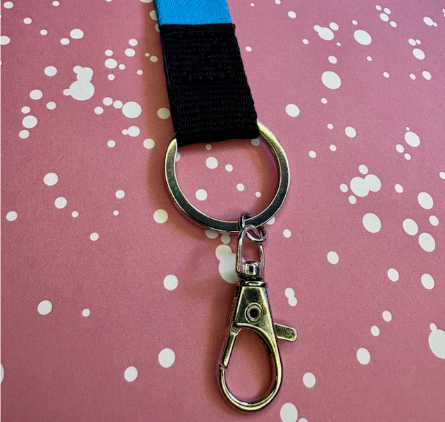 Taina - Schlüsselband "Smile" blue