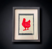 Laden Sie das Bild in den Galerie-Viewer, Arion Gastpar - Mini Linoldruck &quot;Happy Chicken&quot;
