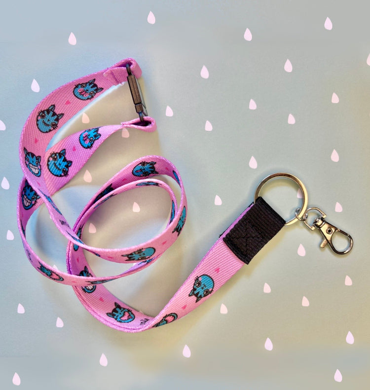 Taina - Schlüsselband "Smile" pink