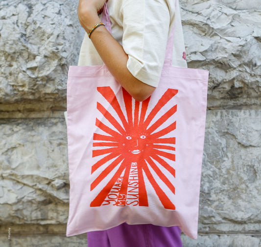 itsybitsy - Tote bag "Sunshine" (pink)