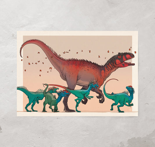 Jared Muralt - Plakat "Allosaurier"