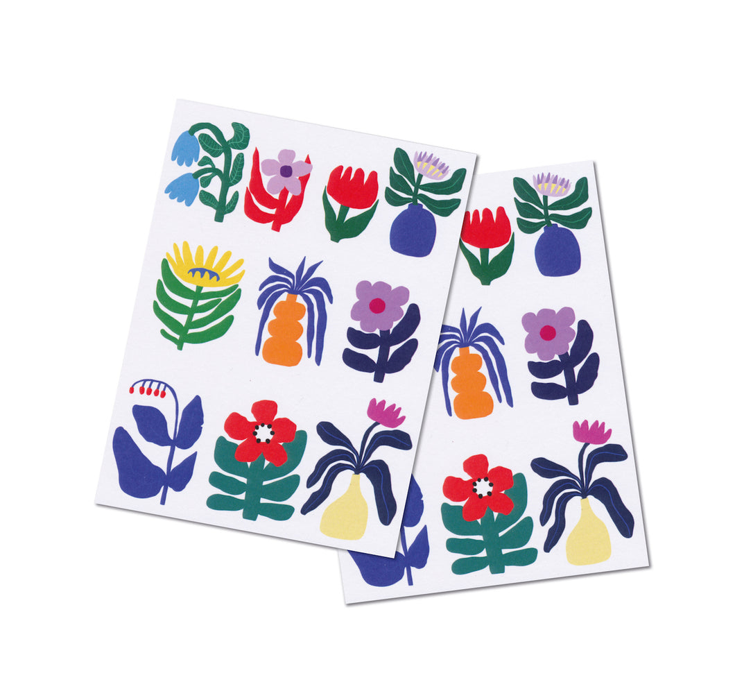 Jolanda Epprecht - Postkarten Zweierset „Blumen“