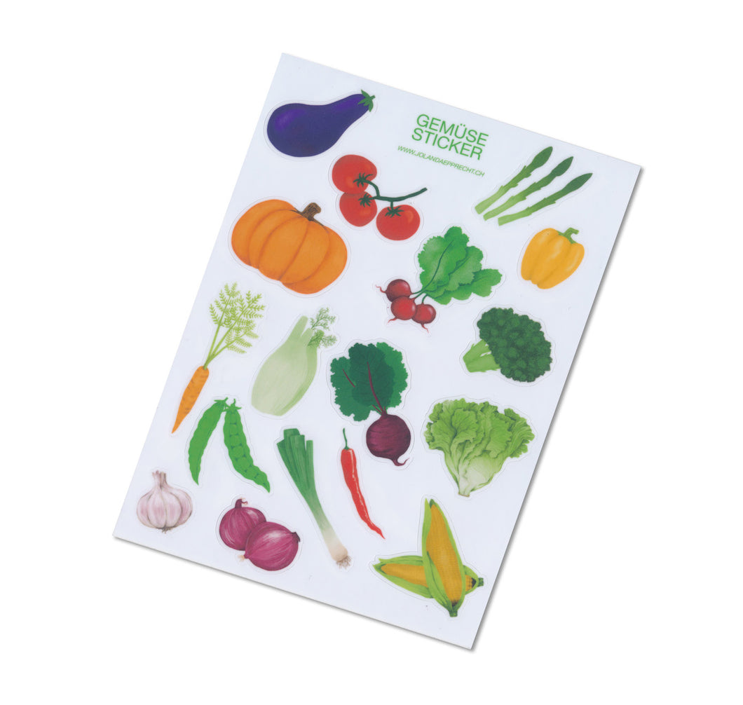 Jolanda Epprecht - Stickerset „Gemüse“