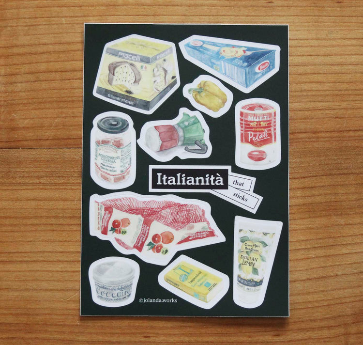 jolanda.works - Adesivi "Italianità che attacca"