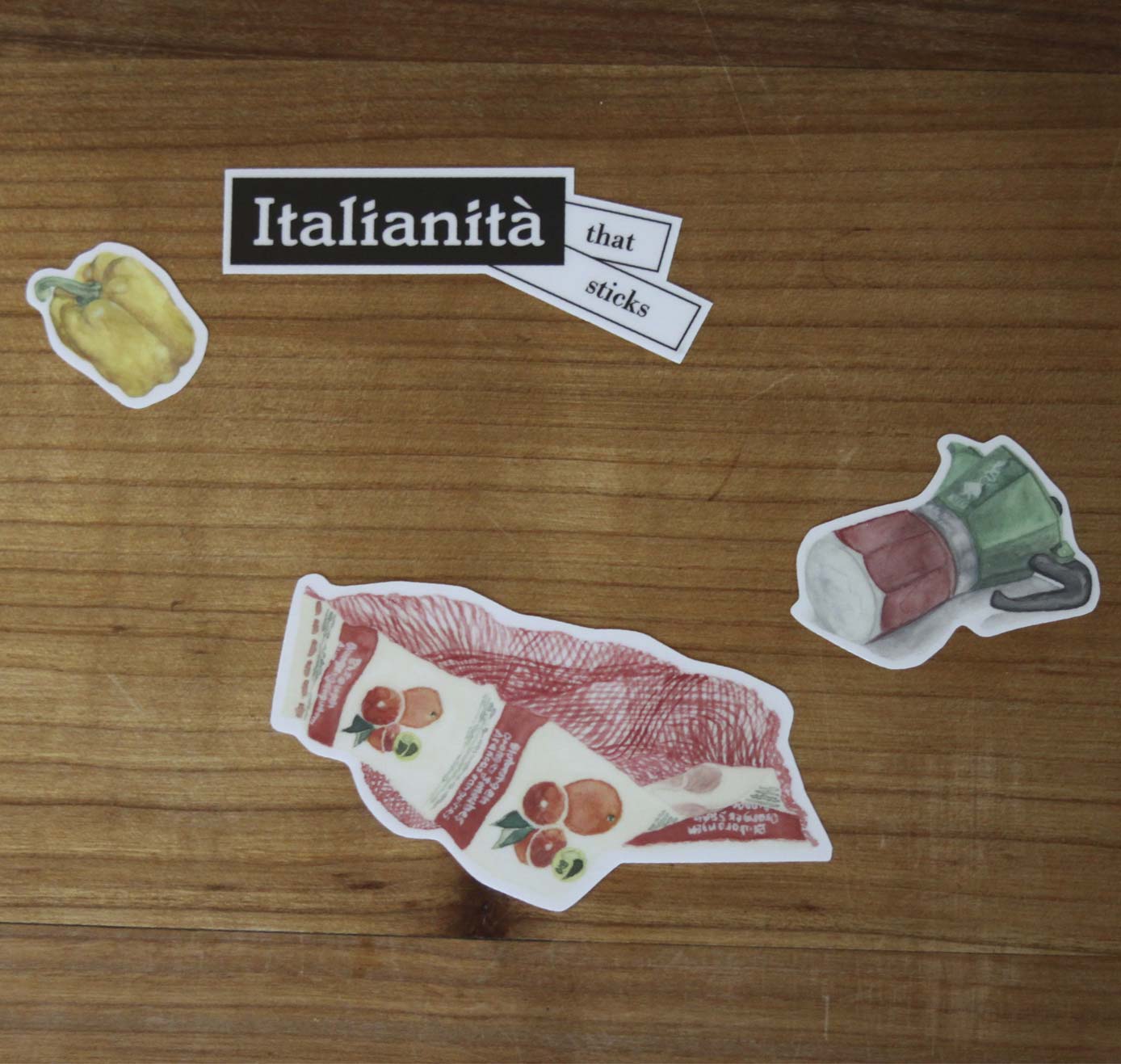 jolanda.works - Stickers "Italianità that sticks"