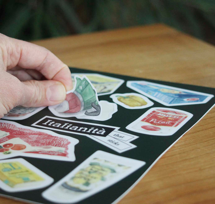 jolanda.works - Adesivi "Italianità che attacca"