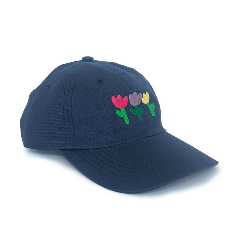 Jolanda Epprecht - Cap "3 Tulpen" (Shadow Blue)