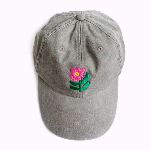 Jolanda Epprecht - Cap "Blume" (vintage grey)