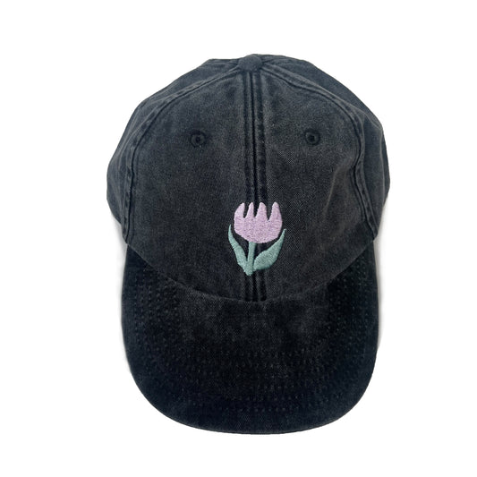 Jolanda Epprecht - Cap "Tulpe Lila" (black)