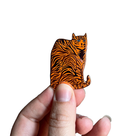 Jolanda Epprecht - Pin "Orange Katze"