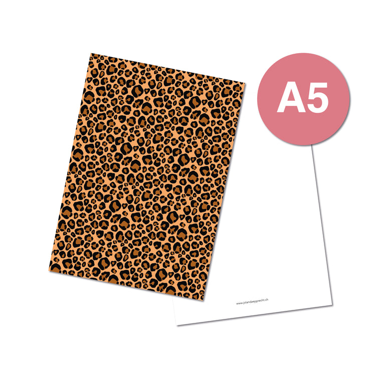 Jolanda Epprecht - Postkarte Extragross "Leo Braun"