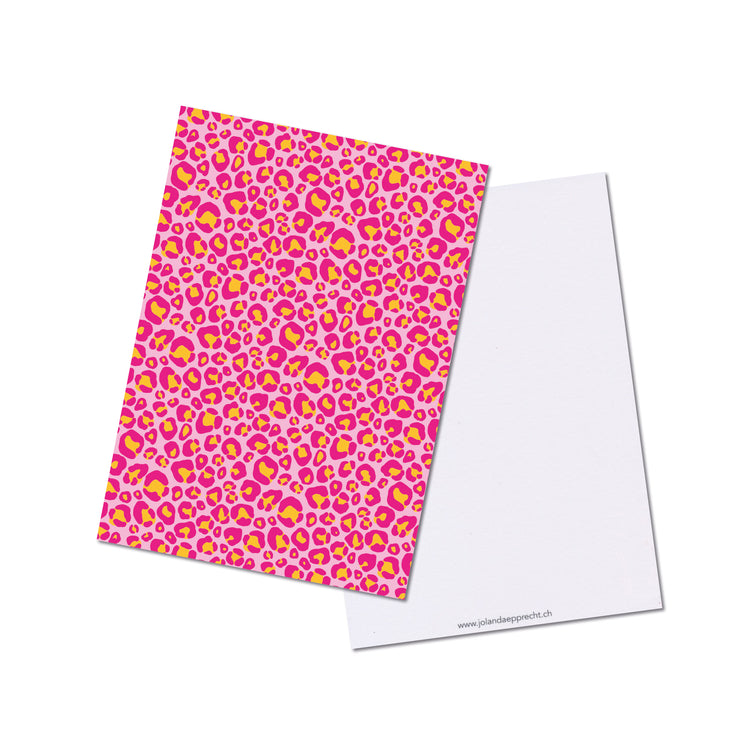 Jolanda Epprecht - Postkarte "Leo Pink"