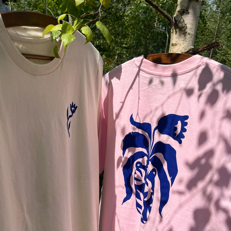 Jolanda Epprecht - T-Shirt “Vaso di fiori” (Rosa cotone)