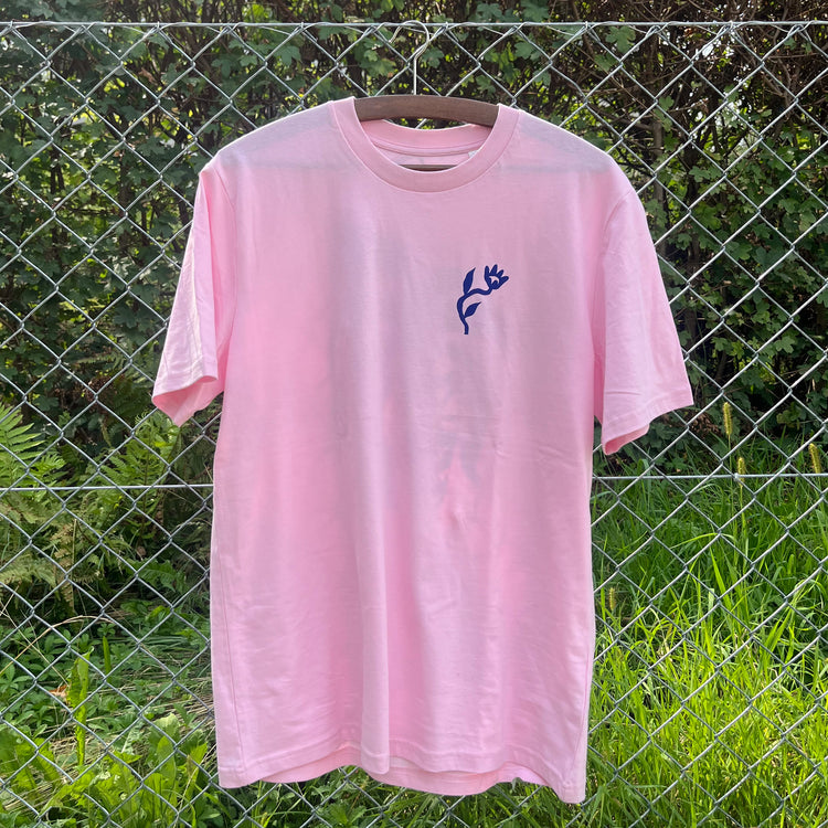 Jolanda Epprecht - T-Shirt “Vaso di fiori” (Rosa cotone)