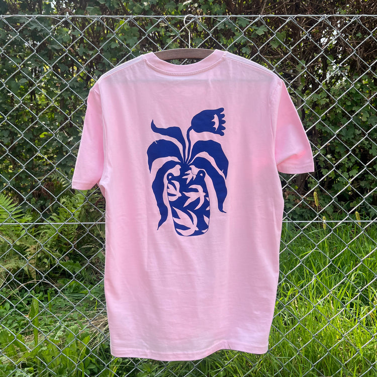 Jolanda Epprecht - T-Shirt “Vaso di fiori” (Rosa cotone)