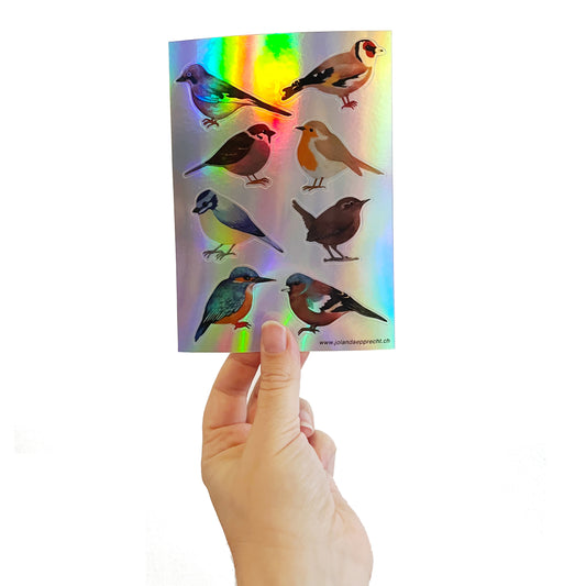Jolanda Epprecht - Holografische Sticker "Vögel"