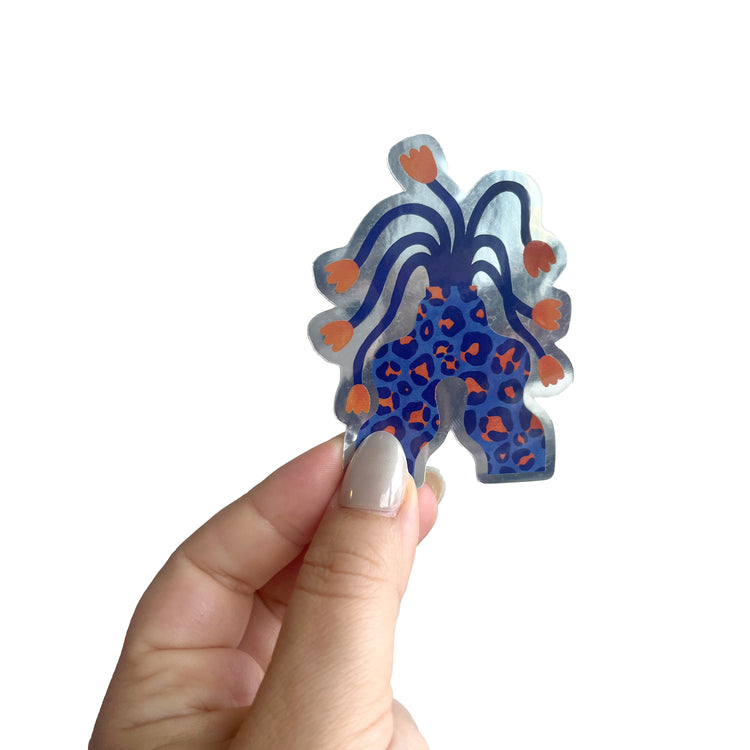 Jolanda Epprecht - Sticker "Leovase" mit Spiegelfolie