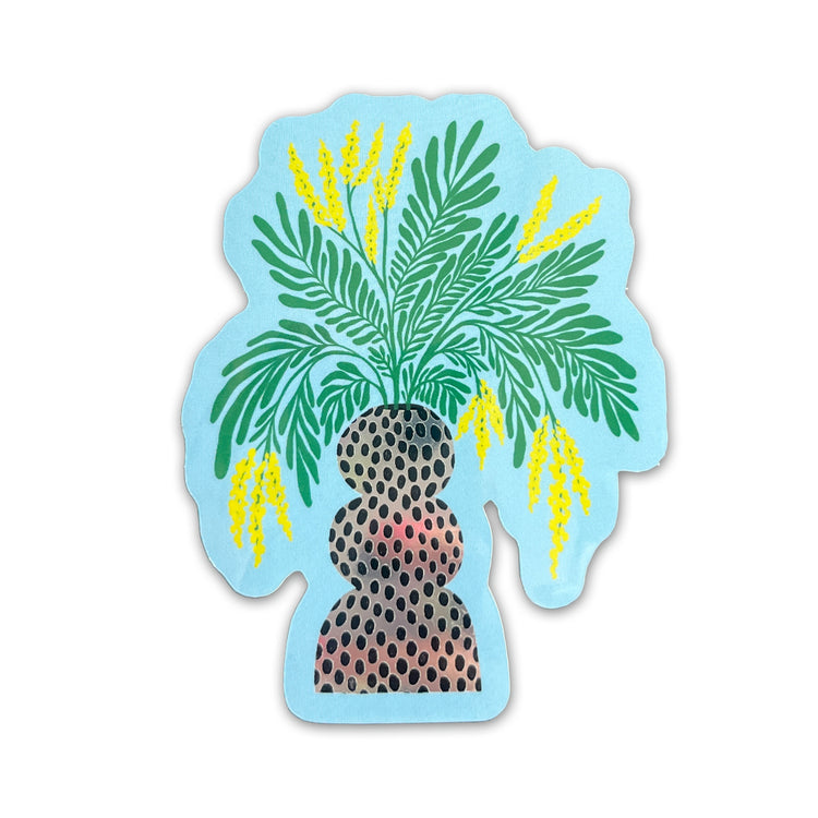 Jolanda Epprecht - Sticker "Mimosa" mit Spiegelfolie