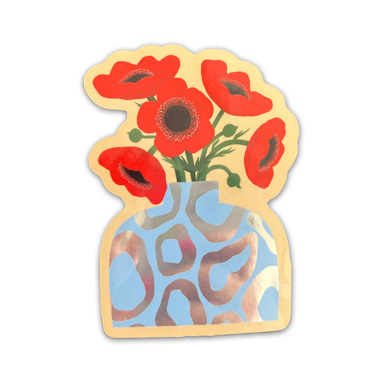 Jolanda Epprecht - Sticker "Anemonen" mit Spiegelfolie
