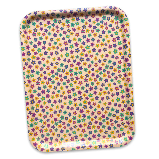 Jolanda Epprecht - Serviertablett "Blümchen" (gross)
