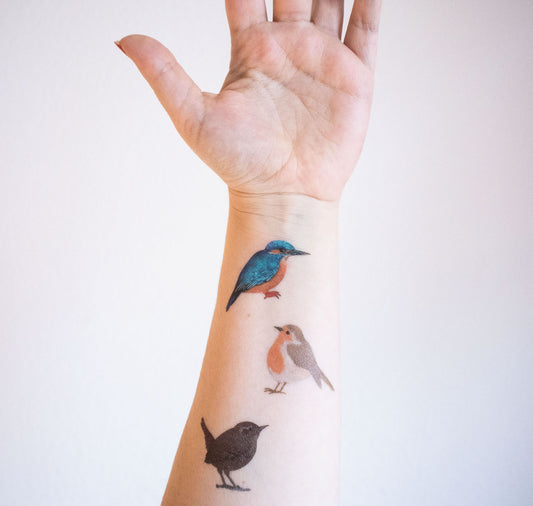 Jolanda Epprecht - Temporary tattoos "Birds"