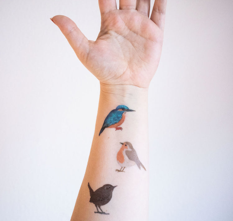 Jolanda Epprecht - Temporäre Tattoos "Vögel"