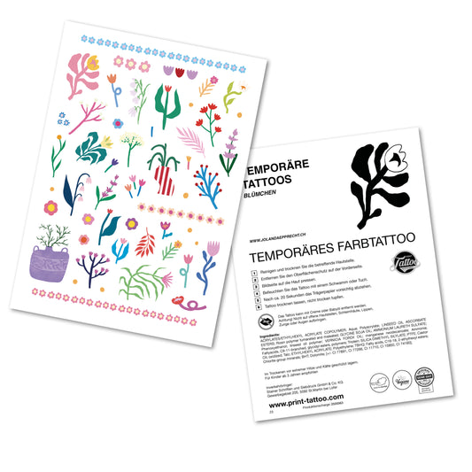 Jolanda Epprecht - Temporäre Tattoos „Blümchen“