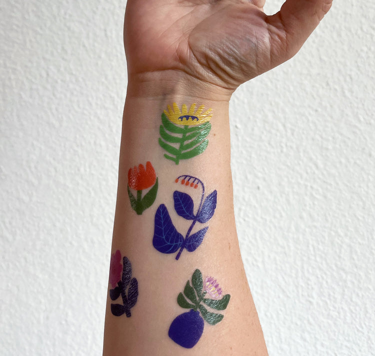 Jolanda Epprecht - Temporäre Tattoos "Blumen"
