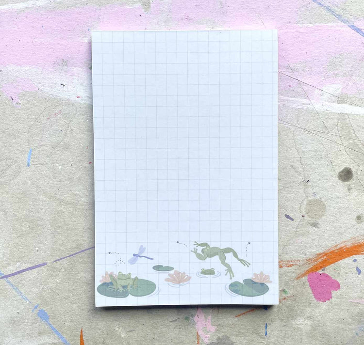 julia hunziker - Notizblock "Froschteich"