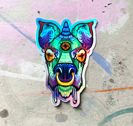 julia hunziker - Sticker "Liddvar" (1 Stück)