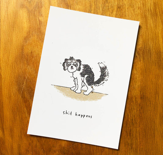 Leonie Rösler - Karte „Shit happens“