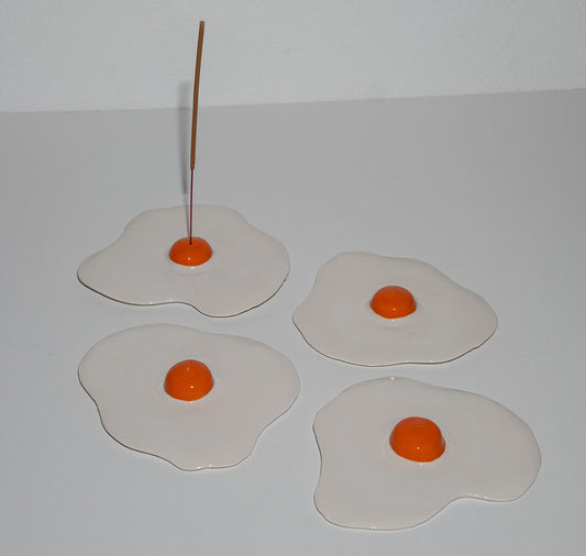 lea.jpg.raw - Keramik-Räucherstäbchen-Halter "Spiegelei"