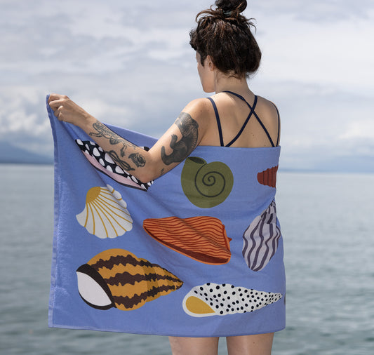Lisa Voisard - Badetuch "Muscheln"