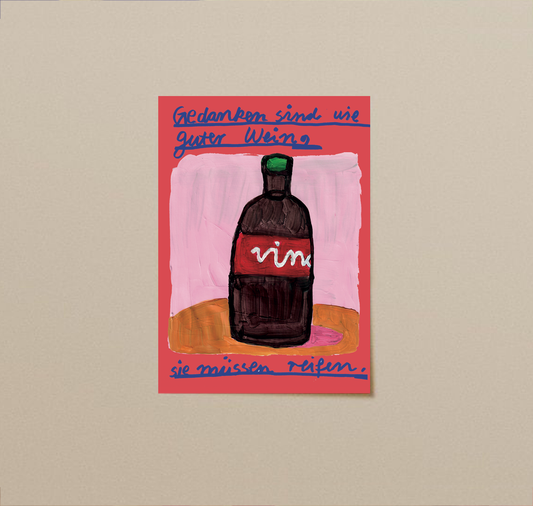 LOCA - Postkarte "Wein"